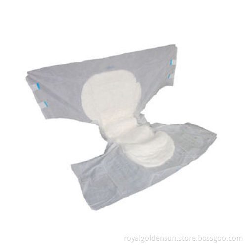 Disposable adult diapers with PP tapes